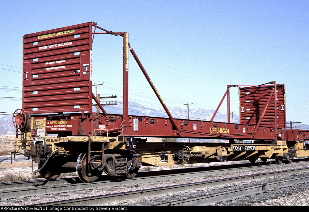 TTAX #78079b with foldable bulkhead container (48'/102").